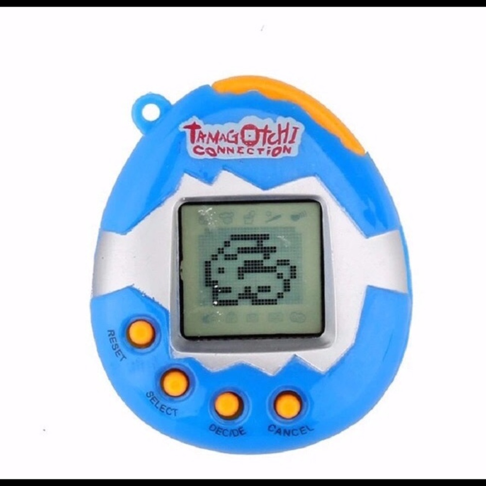Blue Tamagotchi Virtual Pet